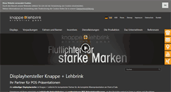 Desktop Screenshot of kl-promotion.de