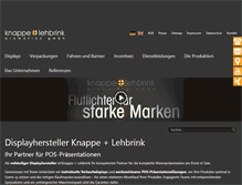 Tablet Screenshot of kl-promotion.de